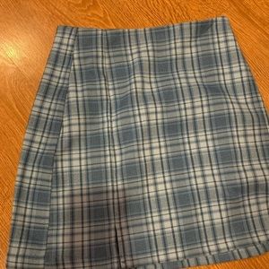 y2k plaid skirt